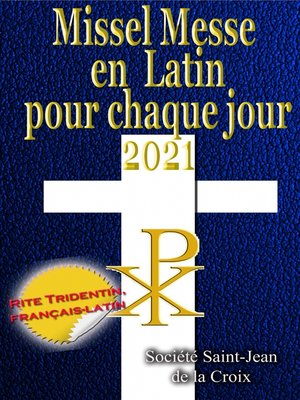 cover image of Missel Messe en Latin pour chaque jour 2021